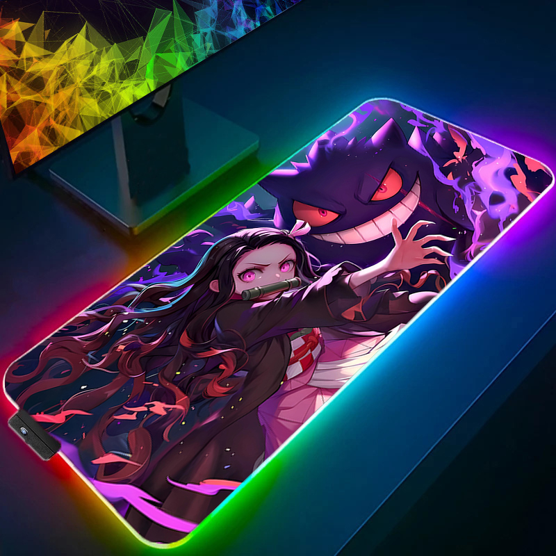 Rgb Keyboard Wrist Rest - RGB لوحة ماوس كبيرة مكتب الحصير