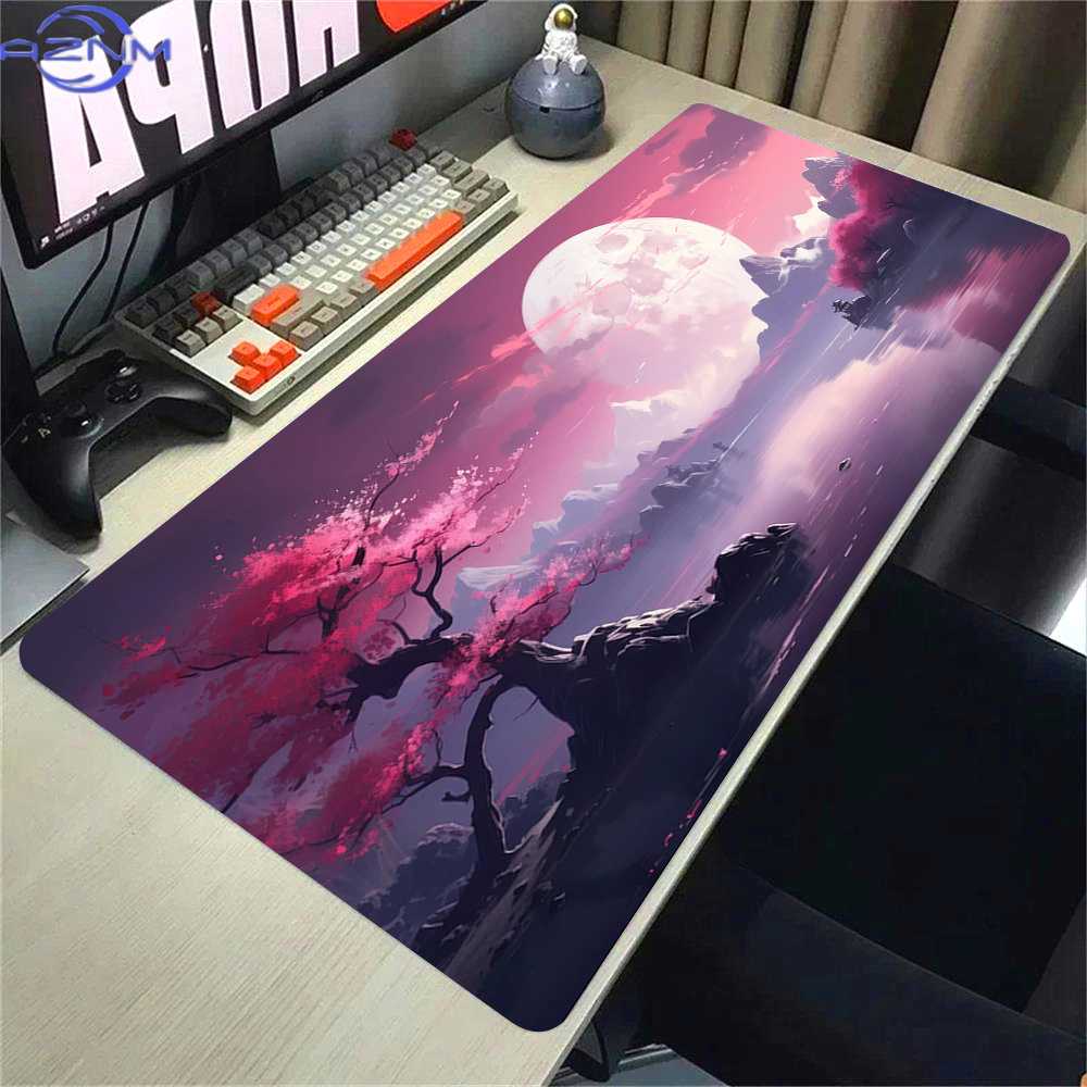 Pc Gaming Pink - سجادة ماوس كبيرة XXL بتصميم أنمي