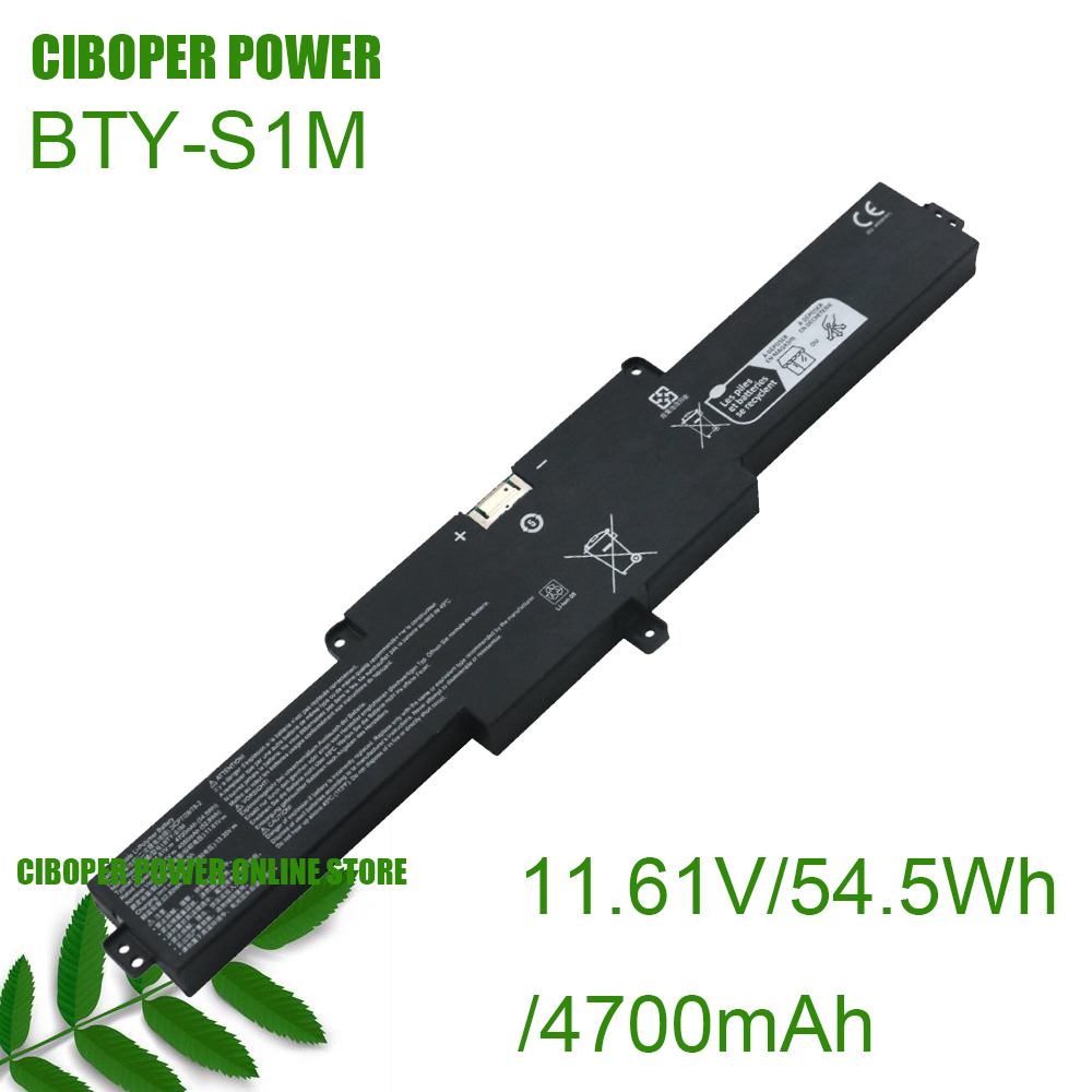 Pc Gaming Msi - CP بطارية الكمبيوتر المحمول BTY-S1M 11.61V/4700mAh/54.5Wh