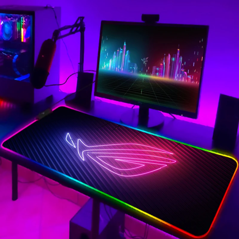 Rgb Keyboard Wrist Rest - RGB ماوس الوسادة بارد ROG ماوس