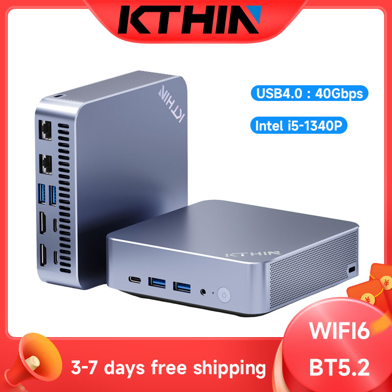 Pc Gaming I5 - كمبيوتر مصغر i5-1340P مع واي فاي
