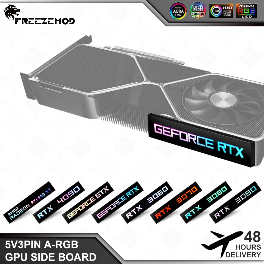 Pc Gaming Msi - FREEZEMOD Mini VGA لوحة إضاءة جانبية