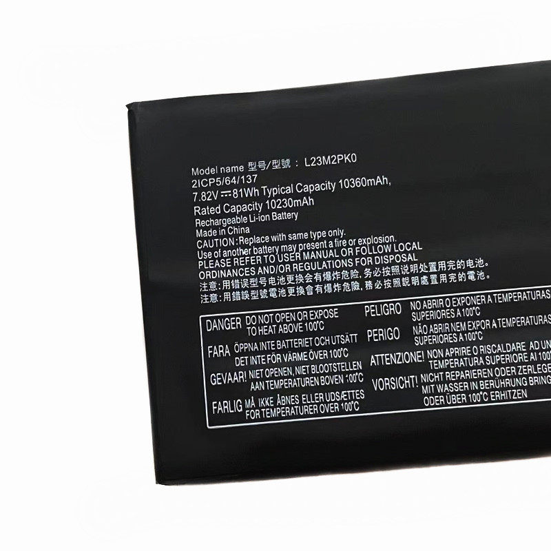 بطارية L23M2PK0 بسعة 81 واط/سا - مراجعة Pc Gaming Lenovo Legion وسعره