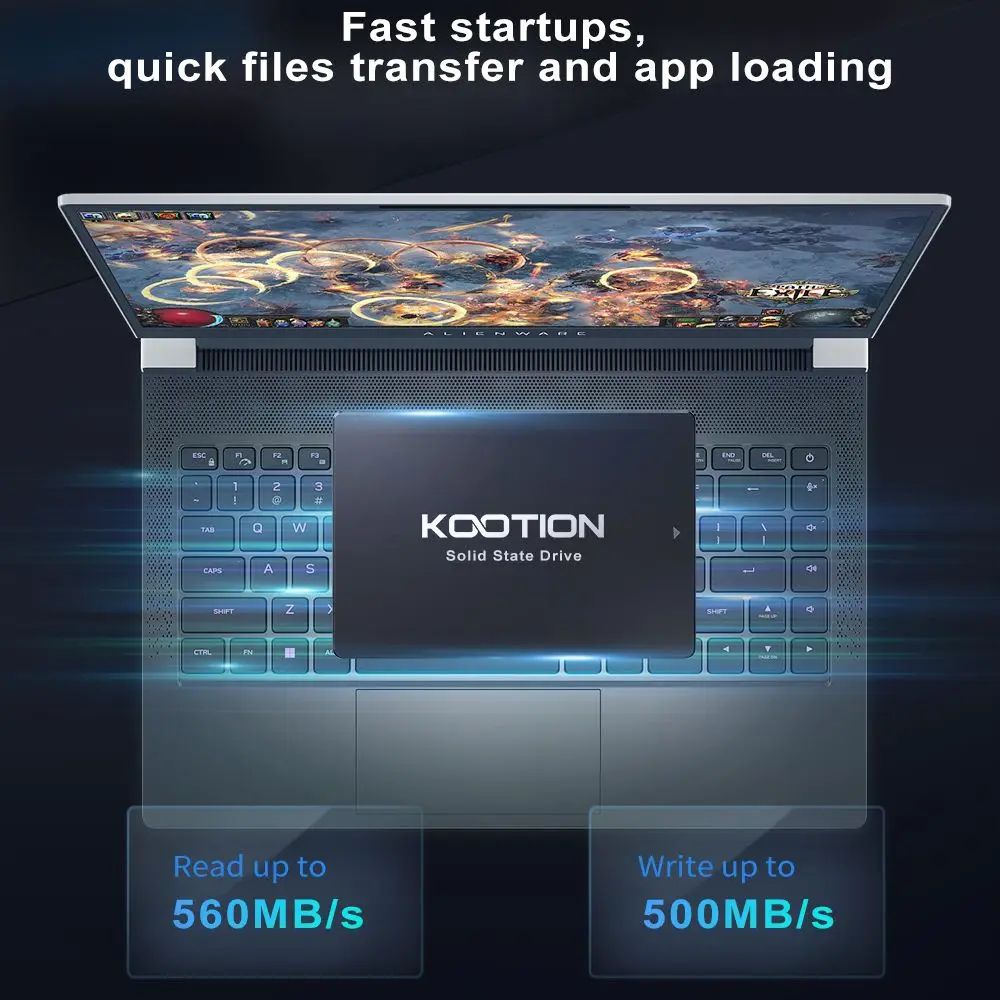 محرك الأقراص الصلبة KOOTION SA - مراجعة Samsung Ssd Evo 870 وسعره