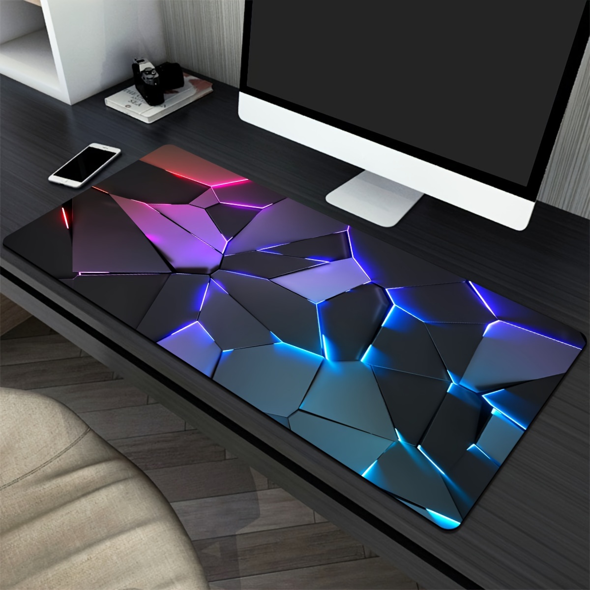 خط الهندسة RGB ماوس الوسادة كب - مراجعة Rgb Keyboard Wrist Rest وسعره