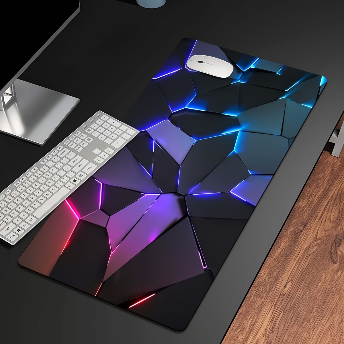 خط الهندسة RGB ماوس الوسادة كب - مراجعة Rgb Keyboard Wrist Rest وسعره