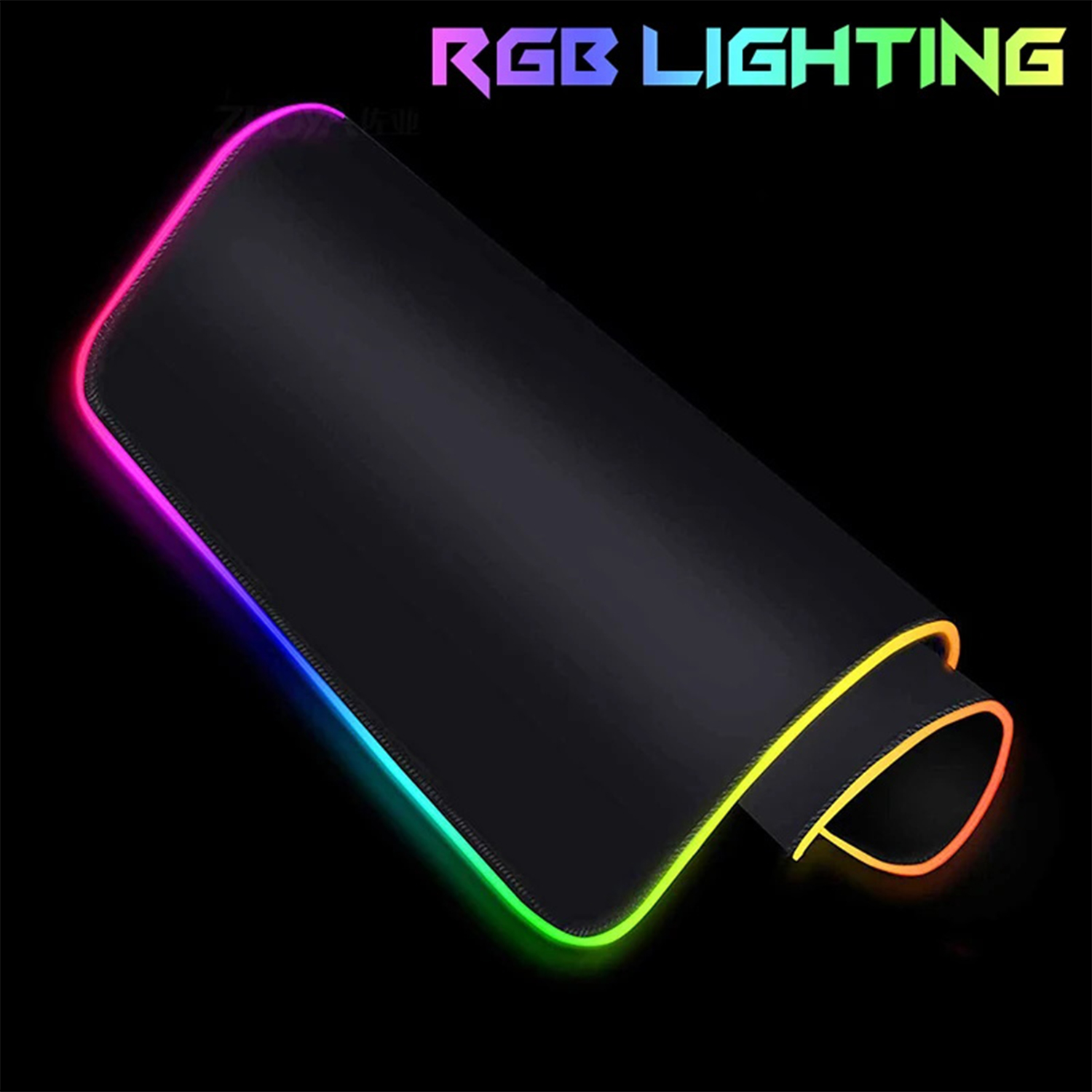 لوحة ماوس RGB للألعاب بتصميم W - مراجعة Rgb Keyboard Wrist Rest وسعره