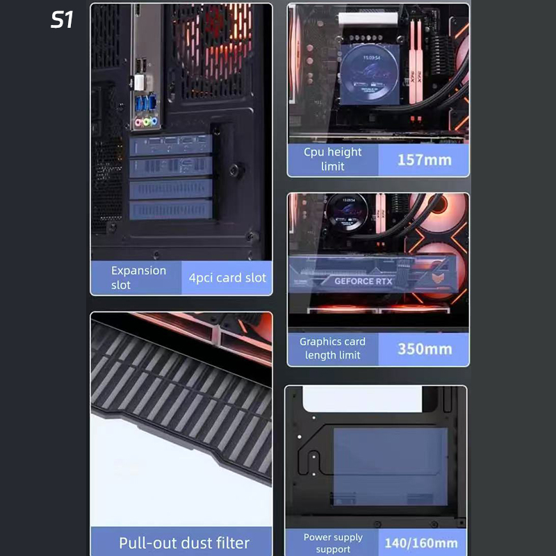 علبة كمبيوتر للألعاب WJCOOLMAN - مراجعة Pc Gaming Dell وسعره