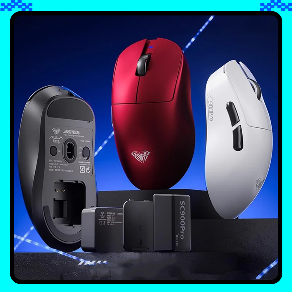 ماوس ماوس AULA SC900 Paw3950 ث - مراجعة Fps Gaming Mouse وسعره