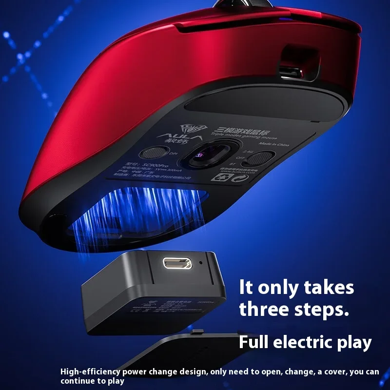 ماوس ماوس AULA SC900 Paw3950 ث - مراجعة Fps Gaming Mouse وسعره