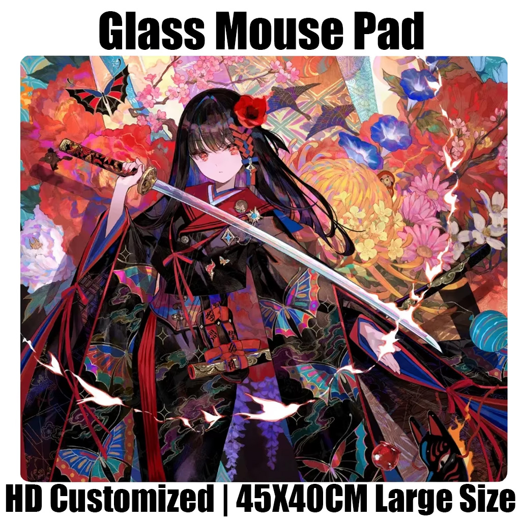 لوحة ماوس زجاجية بتصميم أنمي ي - مراجعة Fps Gaming Mouse وسعره