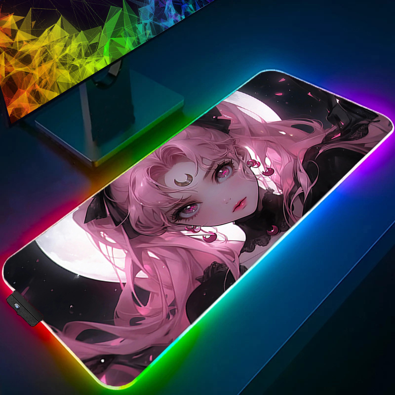 لوحة ماوس كبيرة RGB للألعاب مع - مراجعة Pc Gaming Pink وسعره