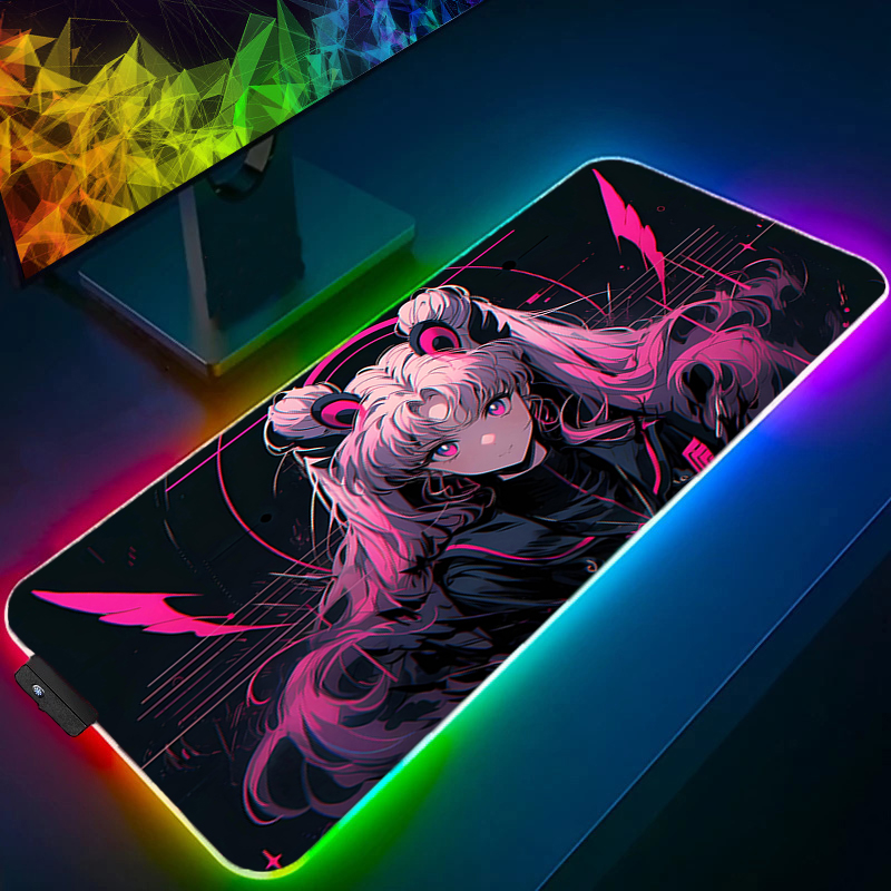 لوحة ماوس كبيرة RGB للألعاب مع - مراجعة Pc Gaming Pink وسعره