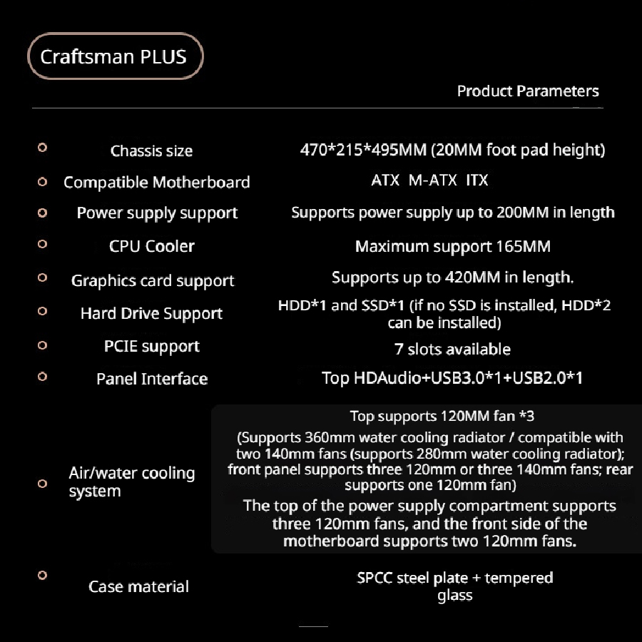 علبة كمبيوتر WJCOOLMAN Craftsm - مراجعة Pc Gaming Dell وسعره