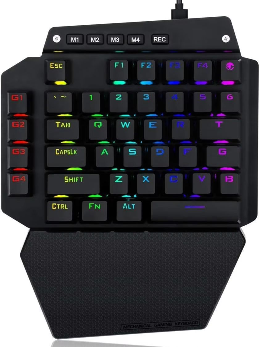 HUO JI لوحة مفاتيح ميكانيكية ل - مراجعة Rgb Keyboard Wrist Rest وسعره