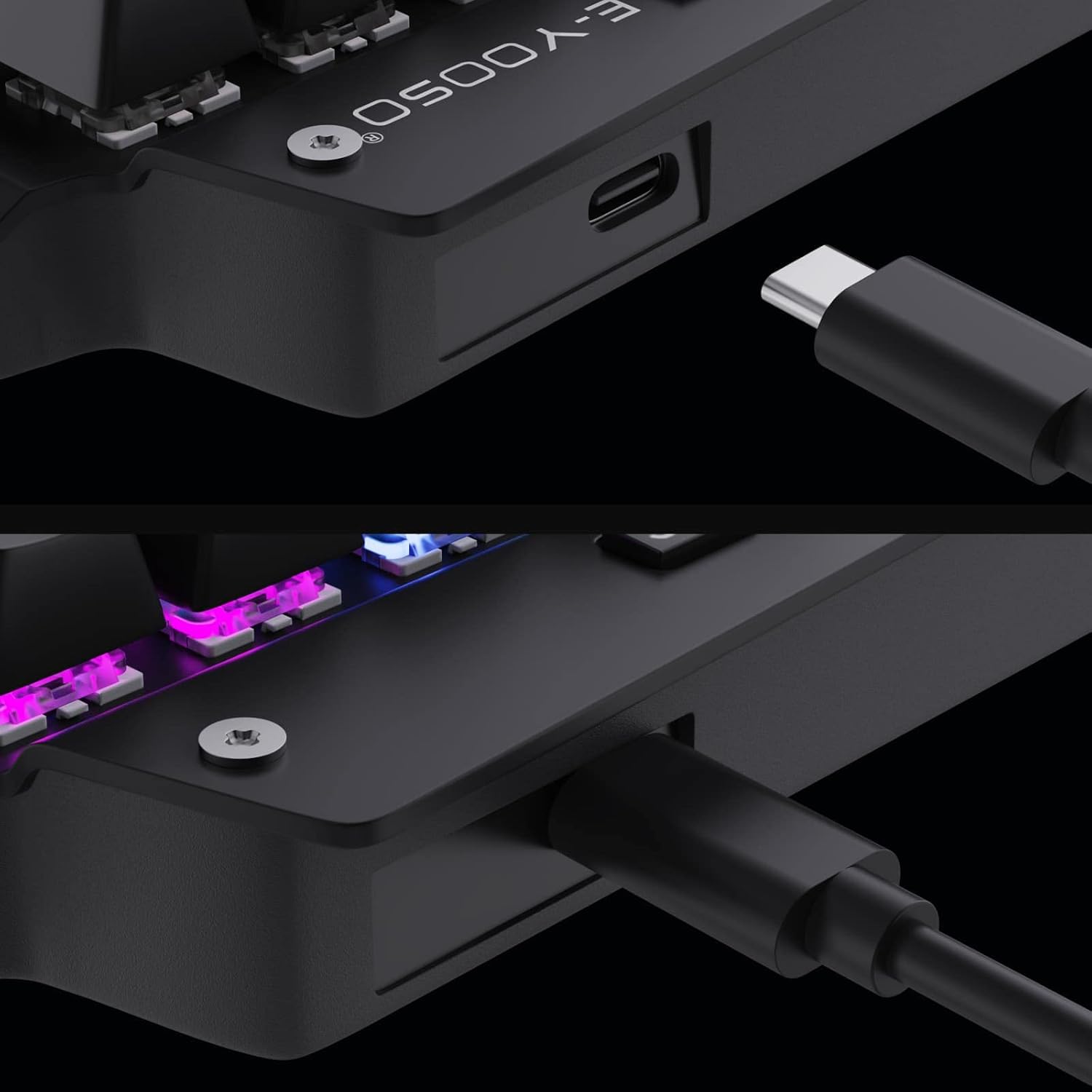 HUO JI لوحة مفاتيح ميكانيكية ل - مراجعة Rgb Keyboard Wrist Rest وسعره
