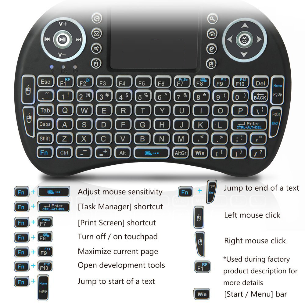 لوحة مفاتيح لاسلكية صغيرة بإضا - مراجعة Rgb Keyboard Wrist Rest وسعره