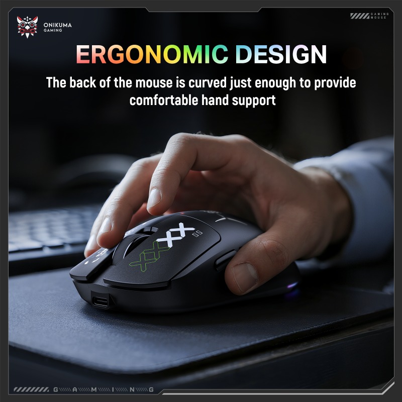 فأرة ألعاب لاسلكية ONIKUMA DM0 - مراجعة Pc Gaming X3D وسعره