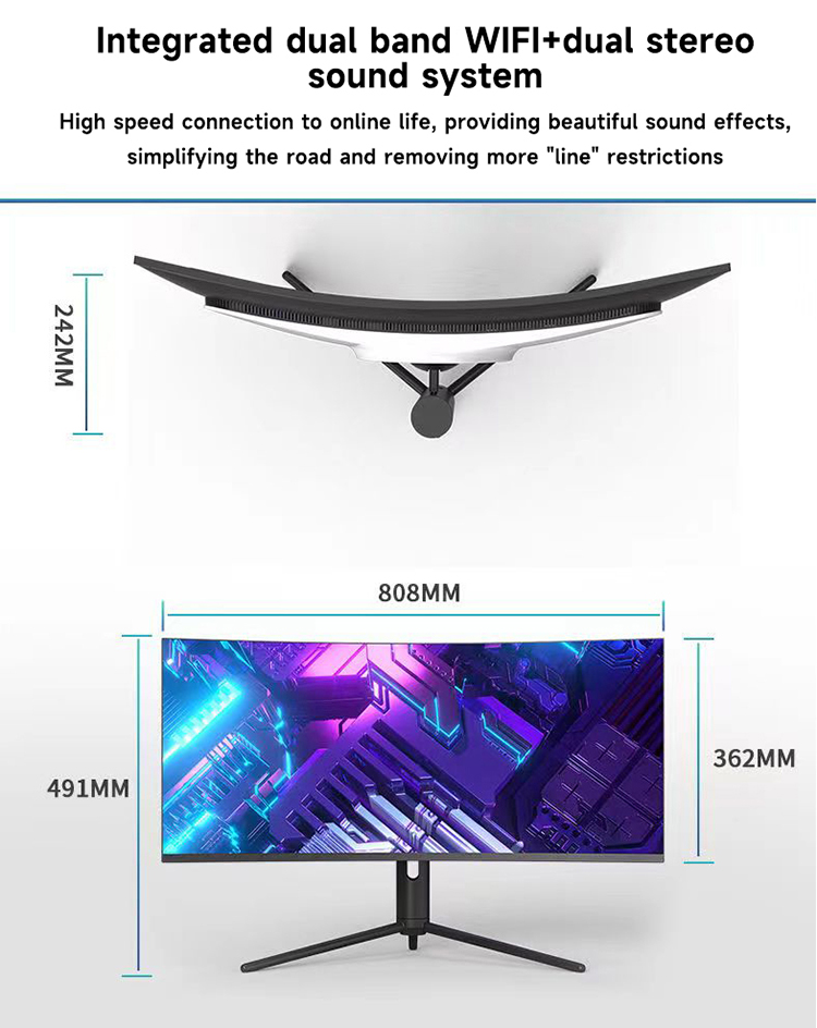 كمبيوتر مكتبي بشاشة منحنية 34  - مراجعة Pc Gaming I5 وسعره